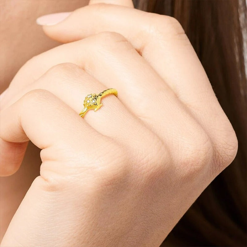 Anillo Concha de Oro - Exception®