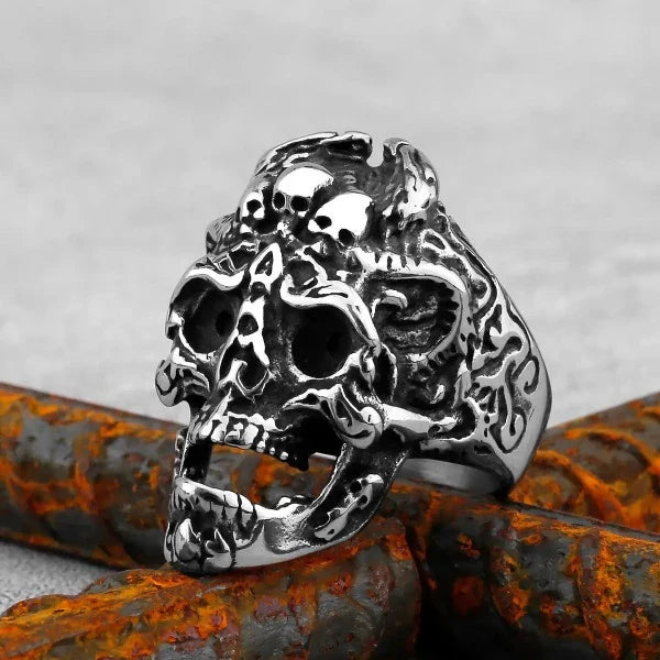 Anillo Calavera Plata