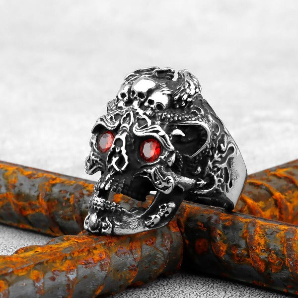 Anillo Calavera Plata