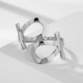 Anillo Cruz de Ankh Egipcio Sello Anillo Egipto Antiguo plata