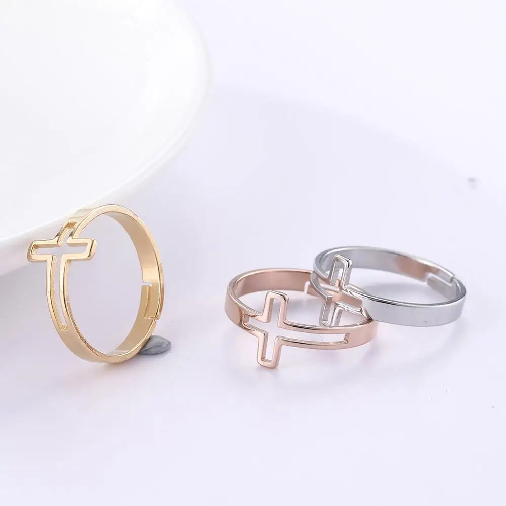Anillo Cruz Discreta