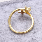 Anillo Cruz & Circonita Mujer