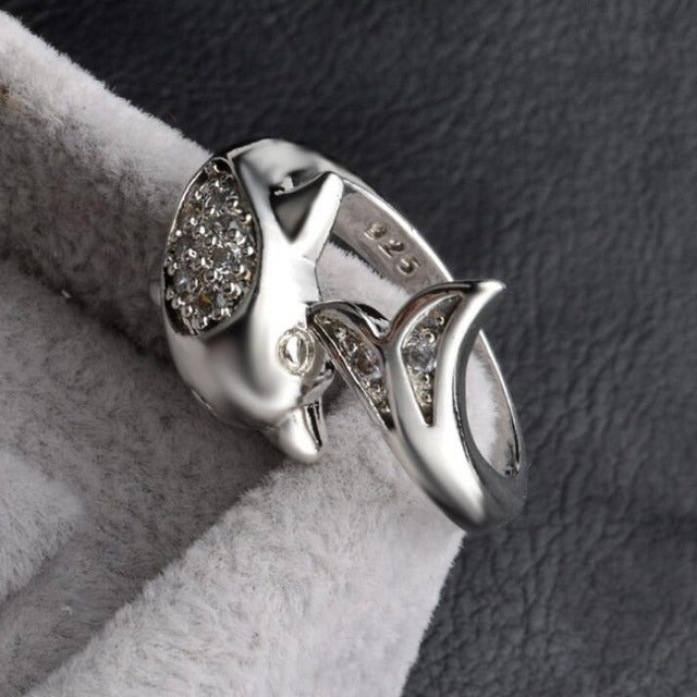Anillo Delfín Plata