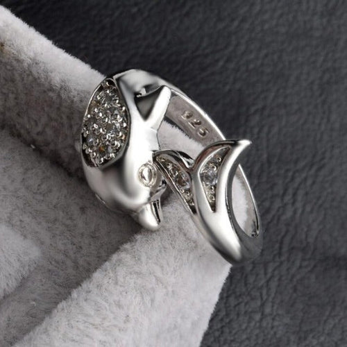 Anillo Delfín Plata