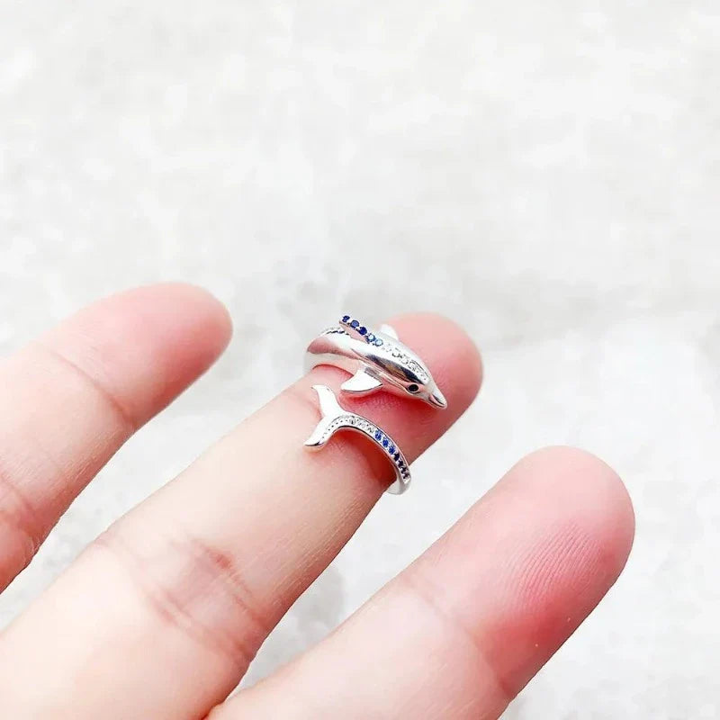 Anillo Delfín Zafiro - Exception®