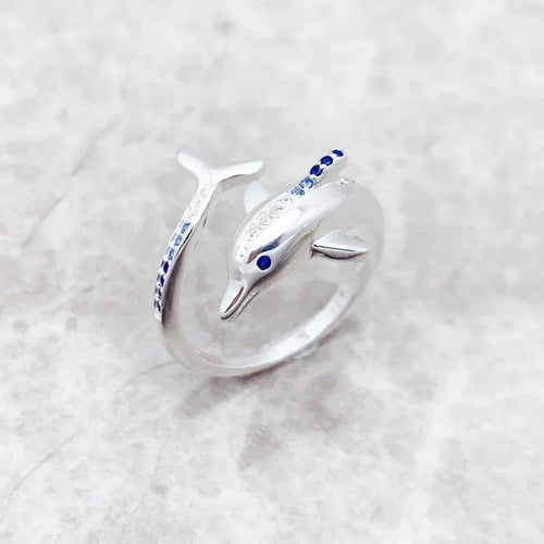 Anillo Delfín Zafiro - Exception®