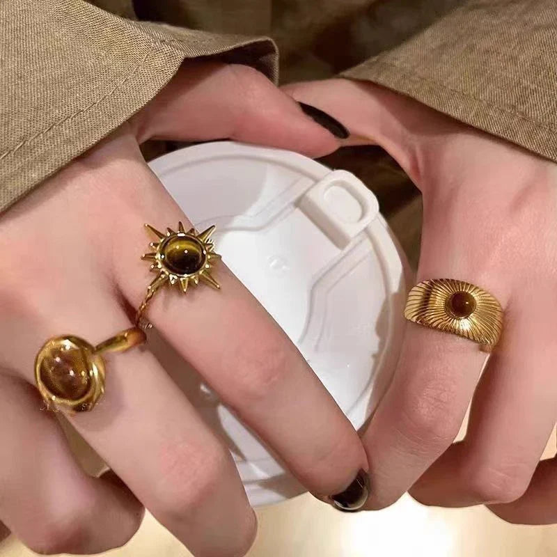 Anillo de Protección Ojo de Tigre