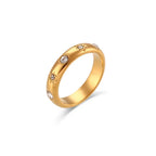 Anillo de Estilo con Perlas y Circonio 1