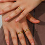 Anillo de Estilo con Perlas y Circonio 2