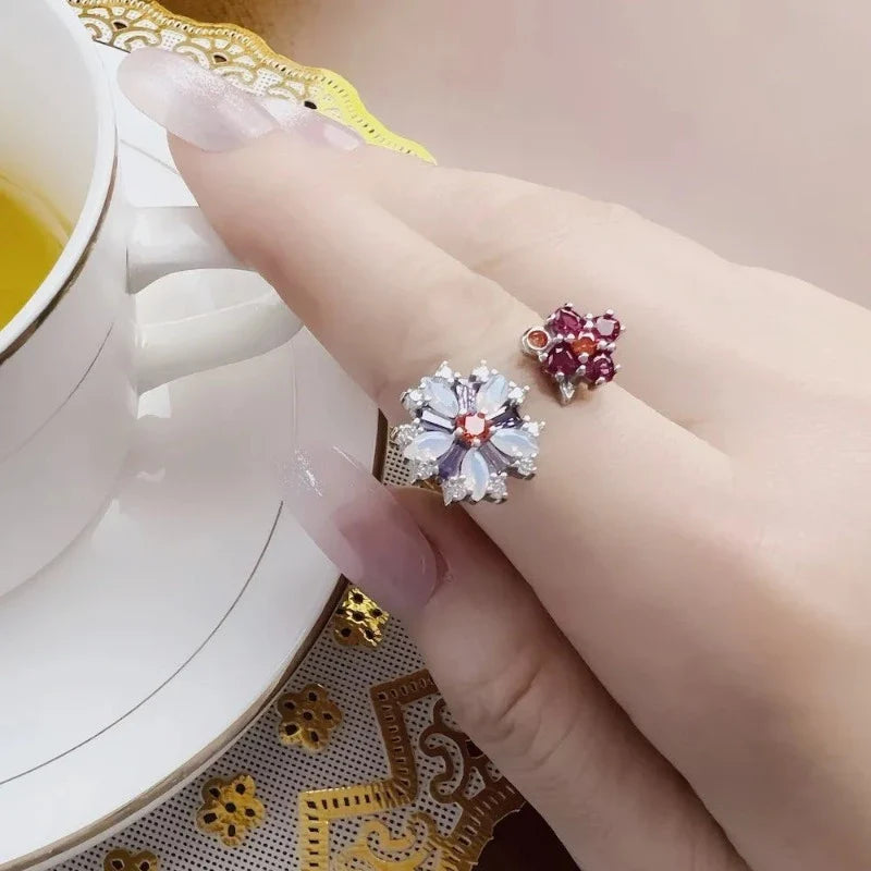 Anillo Duo de Flores - Exception®
