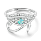 Anillo Egipto Ojo de Horus Oudjat Plata