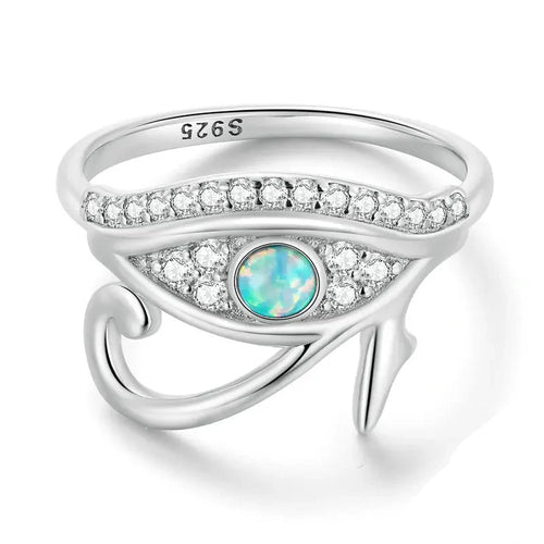 Anillo Egipto Ojo de Horus Oudjat Plata