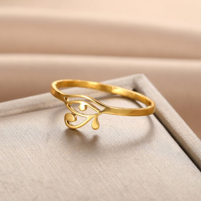 Anillo Egipcio Ojo de Horus para Mujer