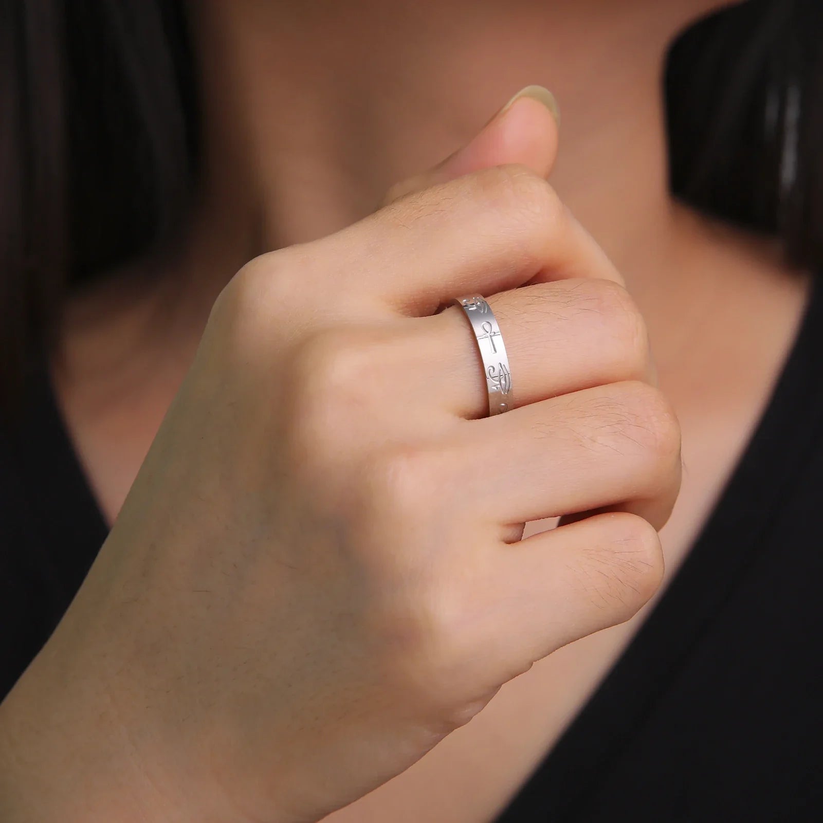 Anillo Egipcio para Mujer plata