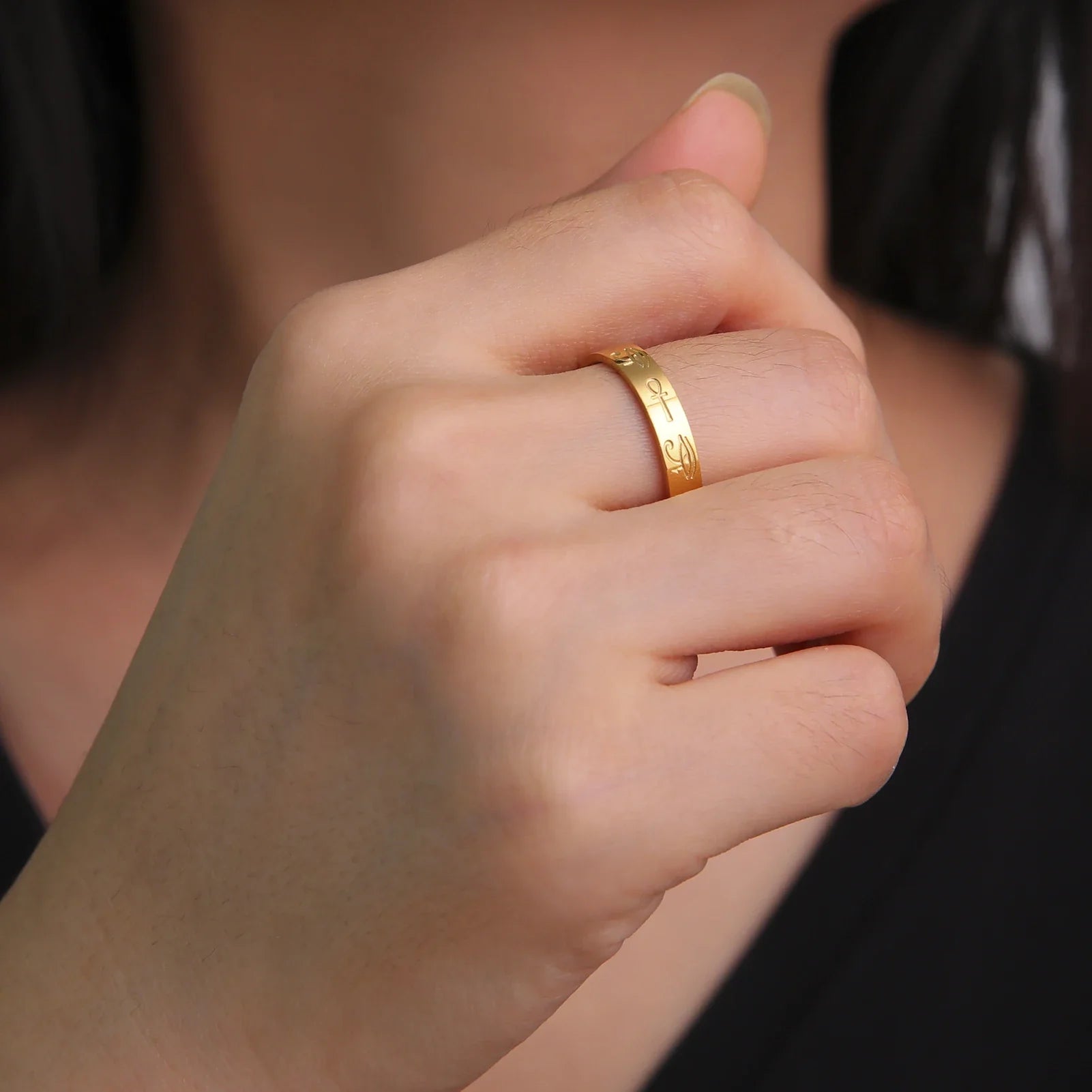Anillo Egipcio para Mujer oro