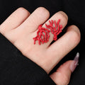 Anillo de Ramas Coral