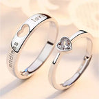 Anillo Endless Love de Plata y Diamantes (Juego de 2)