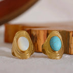 Anillo Étnico con Piedra Natural Turquesa