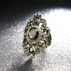 Anillo Étnico Piedra negra