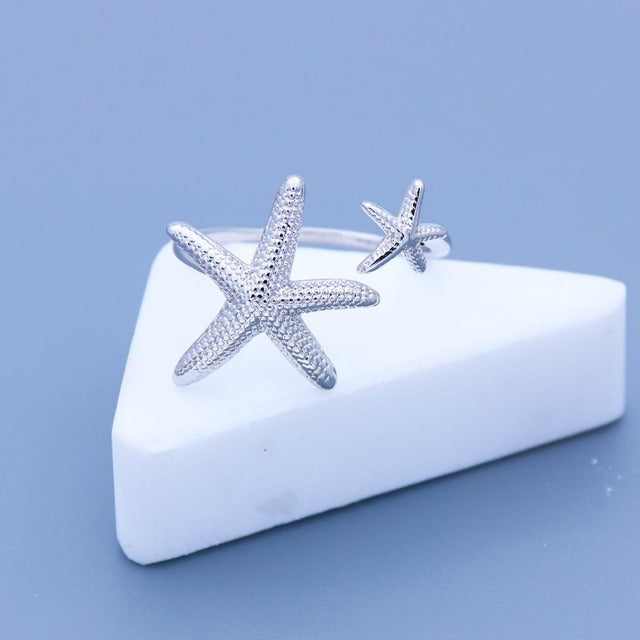 Anillo Estrella de Mar plata