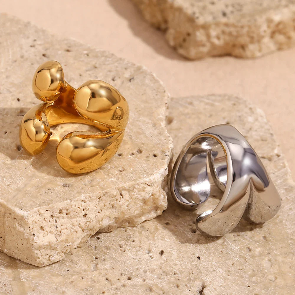 Anillo Original Anillo Gota de Agua oro
