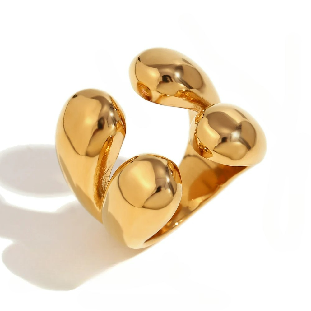 Anillo Original Anillo Gota de Agua oro
