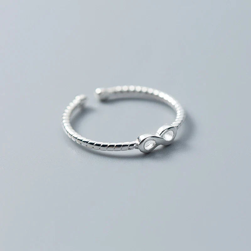 Anillo Mujer Infinito Plata