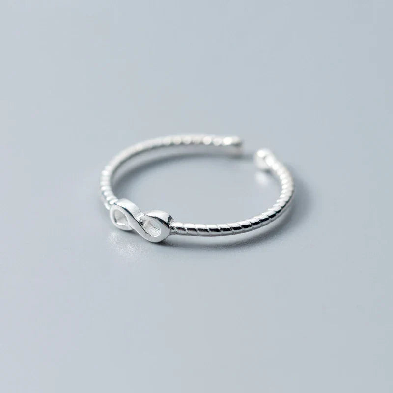 Anillo Mujer Infinito Plata