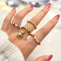 Anillo de Mujer Rennes de Navidad