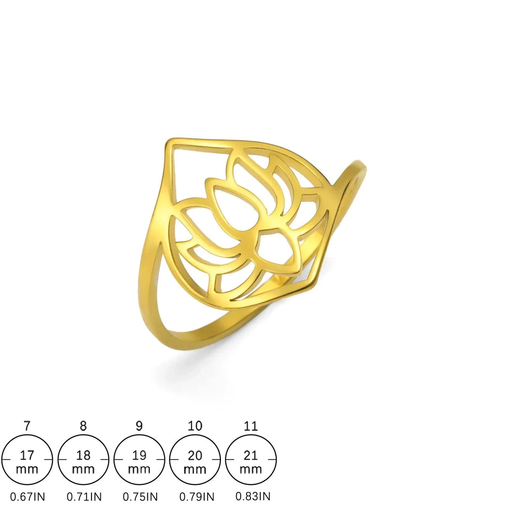 Anillo Flor de Loto