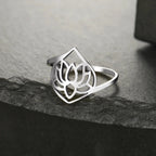 Anillo Flor de Loto plata