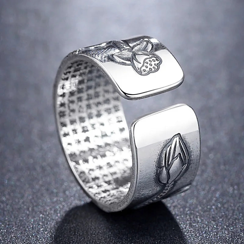 Anillo Flor de Loto Budista