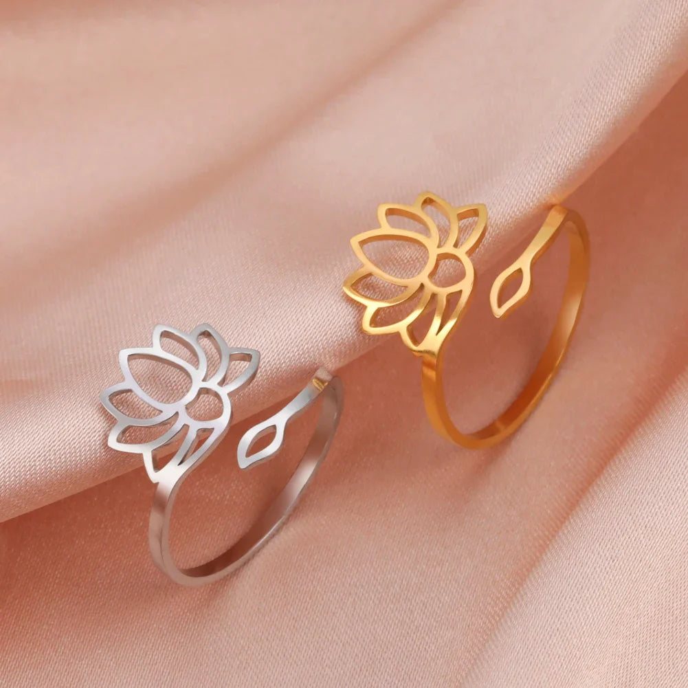 Anillo Flor de Loto Mujer