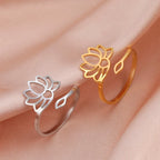 Anillo Flor de Loto Mujer