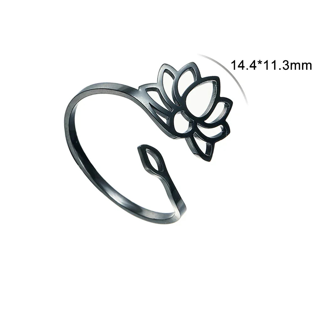 Anillo Flor de Loto Mujer