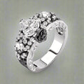 Anillo Gótico Mujer negro