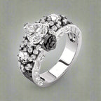 Anillo Gótico Mujer negro