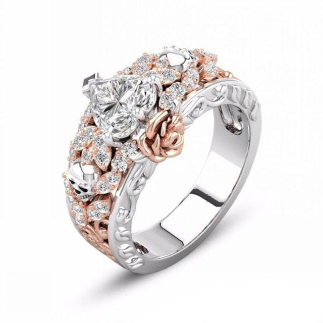 Anillo Gótico Mujer oro rosa