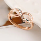 Anillo Infinito Oro Rosa