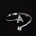 Bague initiale femme - lettre