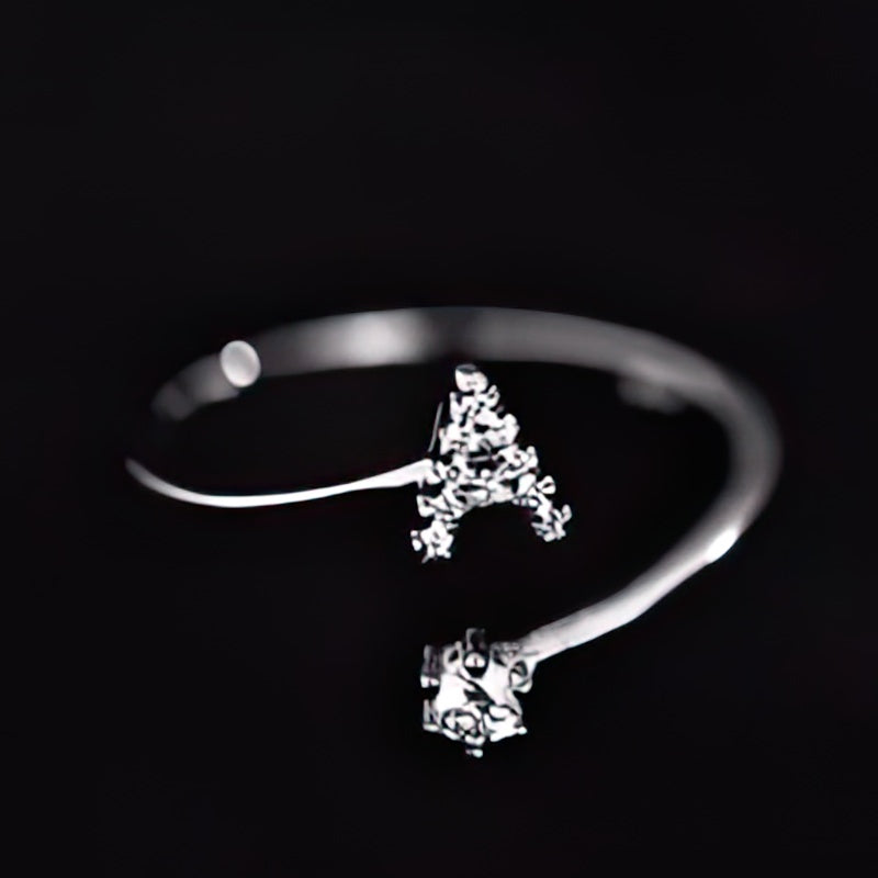 Bague initiale femme - lettre