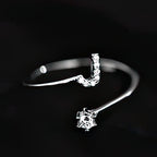 Bague initiale femme - lettre