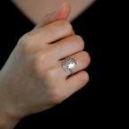 Anillo Luna y Sol plata