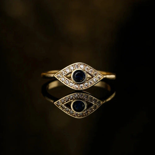Anillo Ojo Turco Azul Maligno