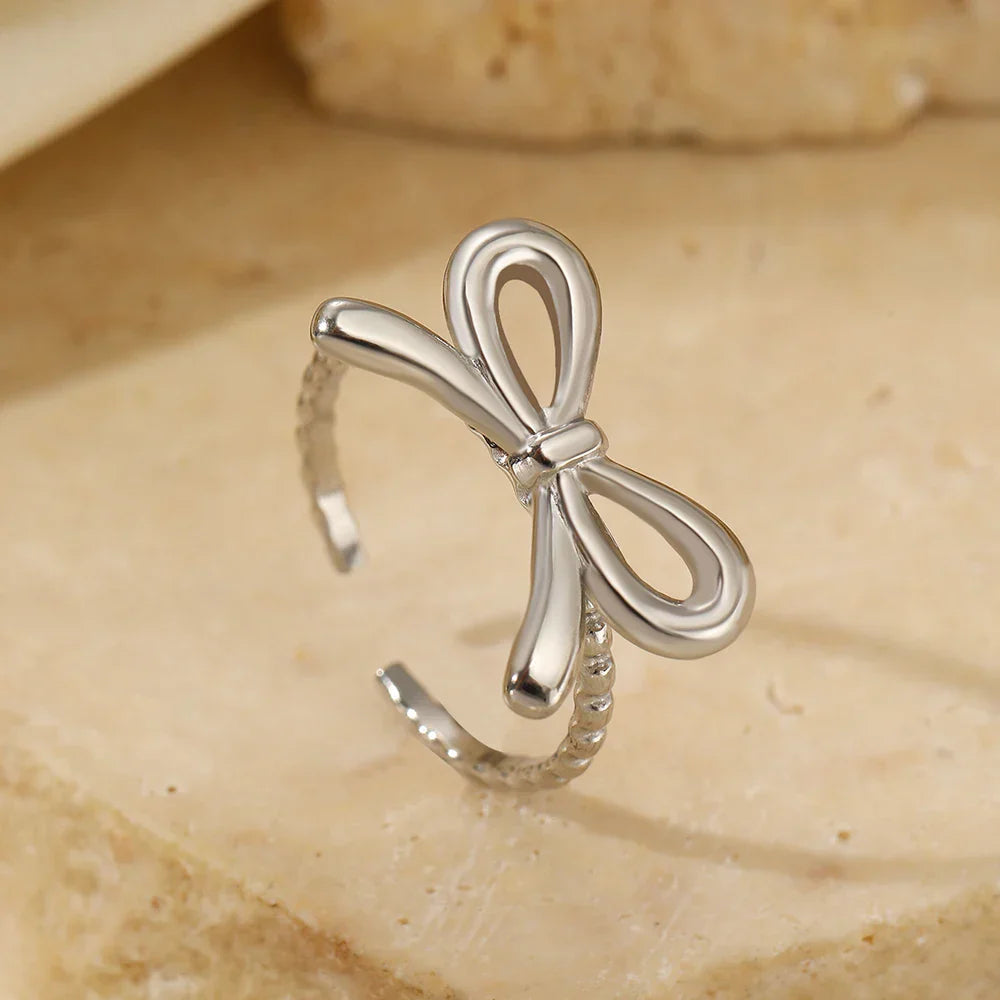 Bague noeud papillon pour femme