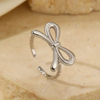Bague noeud papillon pour femme