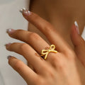 Bague noeud papillon pour femme