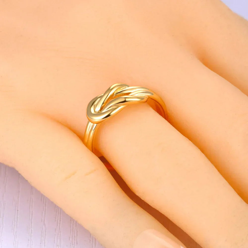 Bague noeud pour femme