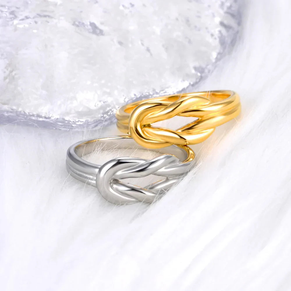 Bague noeud pour femme