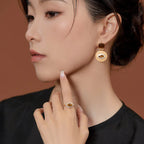 Anillo Oro Ojo de Tigre Mujer